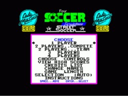 4 Soccer Simulators – Indoor Soccer (1989)(Codemasters Gold)[48-128K]
